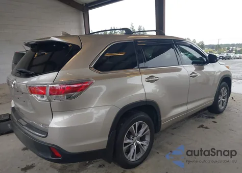 2014 Toyota Highlander Le Plus V6 from USA, damaged, VIN 5TDBKRFH5ES021354